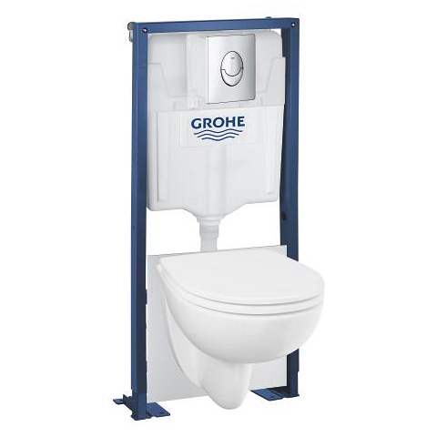 Bâti support 5-en-1 pour WC, 1.13 m