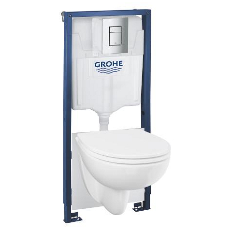 5-in-1 set for WC, 1.13 m installation height