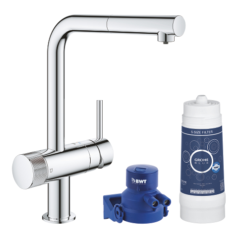 GROHE Blue Pure Minta Смеситель кухонный с функцией фильтрации, с фильтром в комплекте