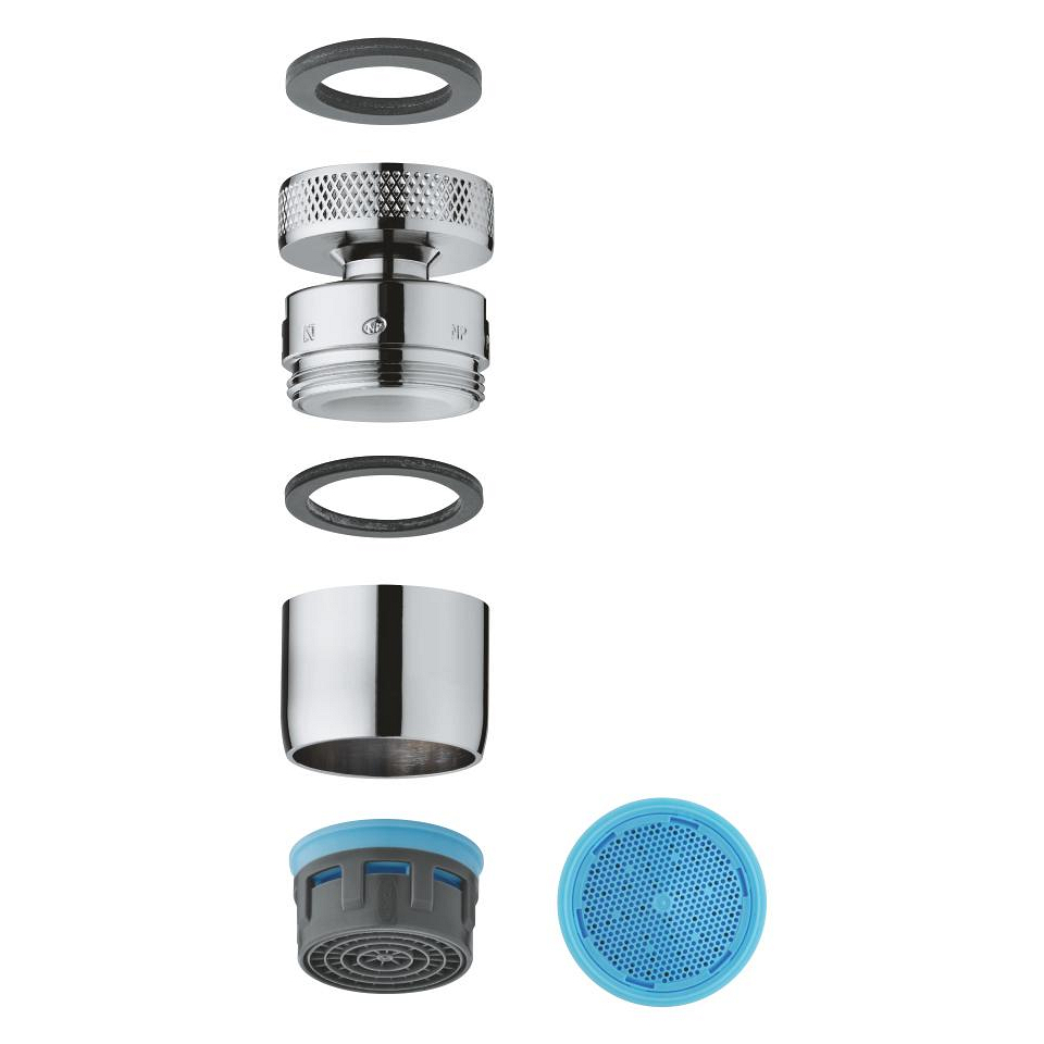 Mousseur Orientabile Grohe Per Bidet - Ricambio Originale Cromato