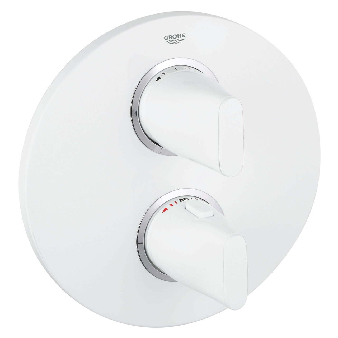 GROHE Ondus Thermostat with integrated 2way diverter for bath or