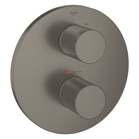 Termostatska miješalica s ugrađenim dvosmjernim prebacivačem za kadu ili tuš s više od jednog izlaza