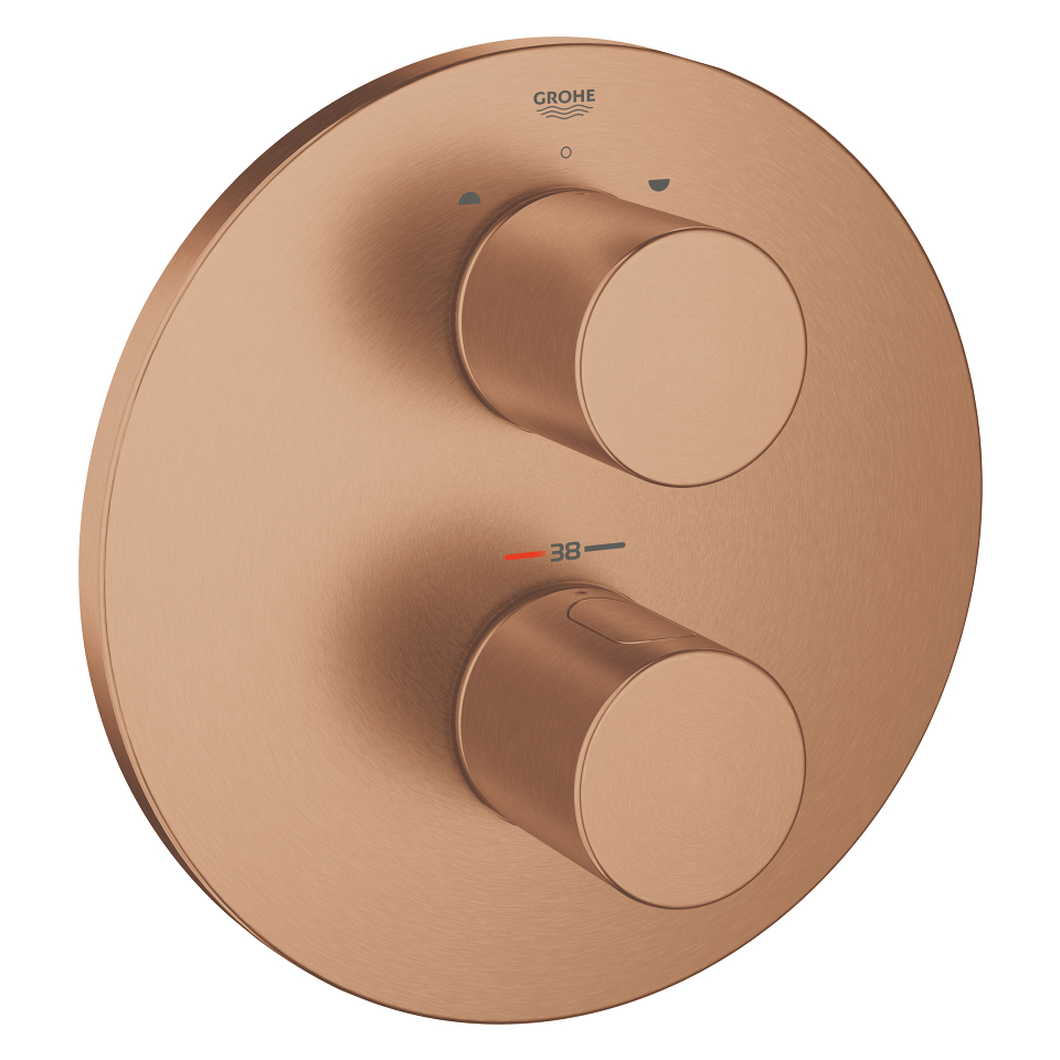 Grohtherm 3000 Cosmopolitan Thermostat with integrated 2way diverter for bath or shower with