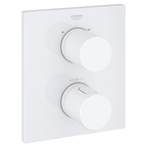 Grohtherm 3000 Cosmopolitan Thermostat with integrated 2-way diverter for bath or shower with more than one outlet