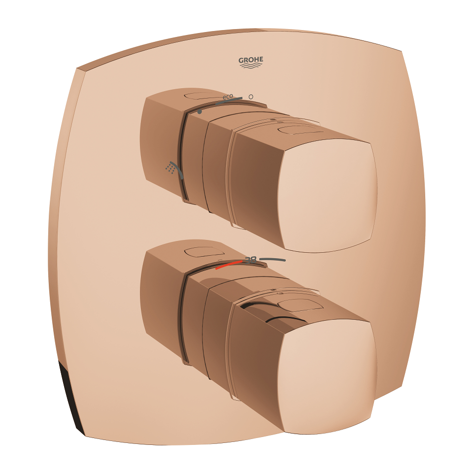 Grandera Thermostatic bath mixer with integrated 2way diverter GROHE