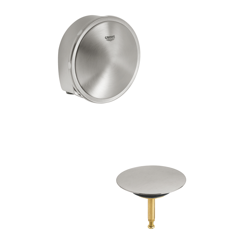 GROHE Talentofill Wannenfüll, Ab-und Überlaufgarnitur, Fertigmontageset, Zur Kombination Mit Wannengarnitur 28990 28991