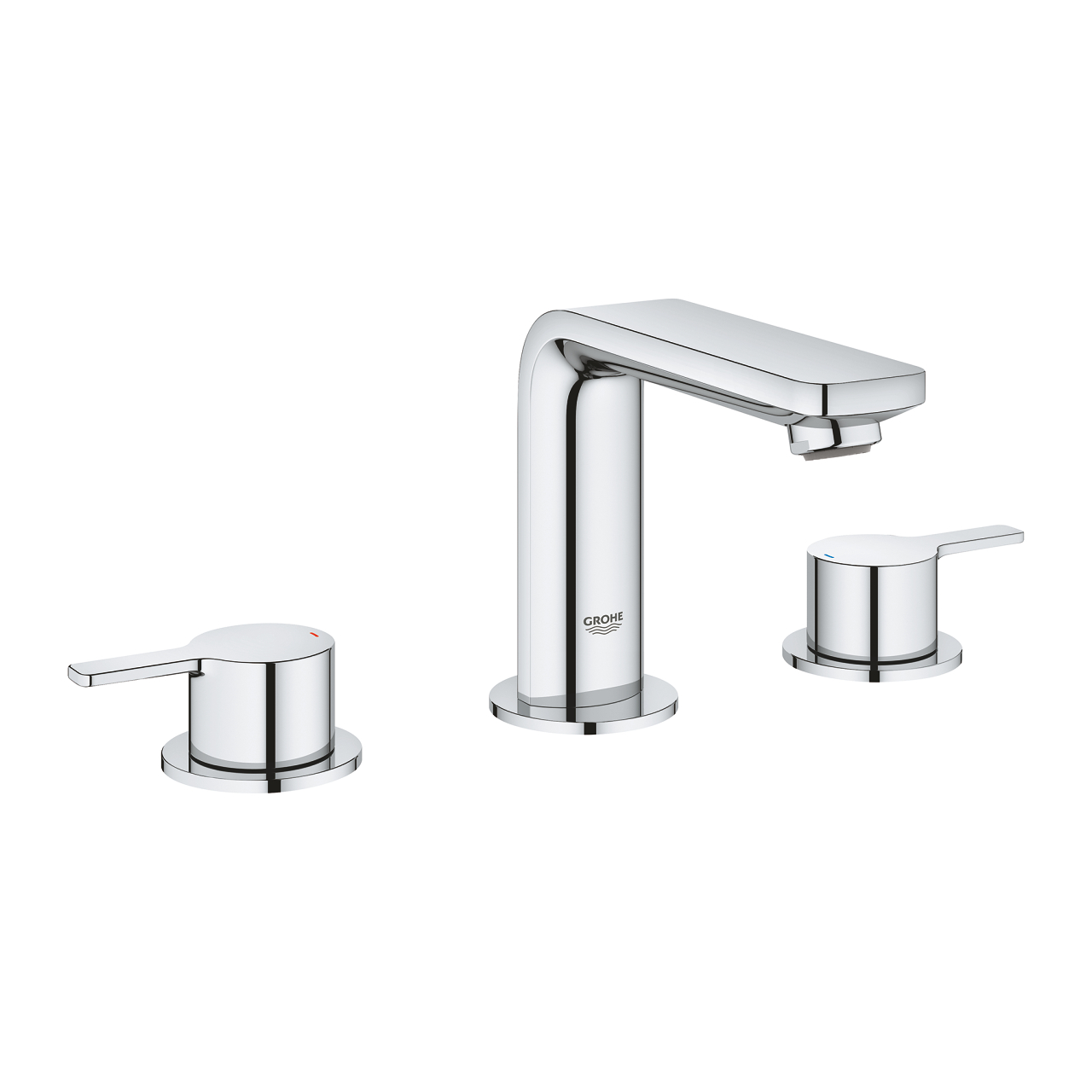 lineare three-hole basin mixer
