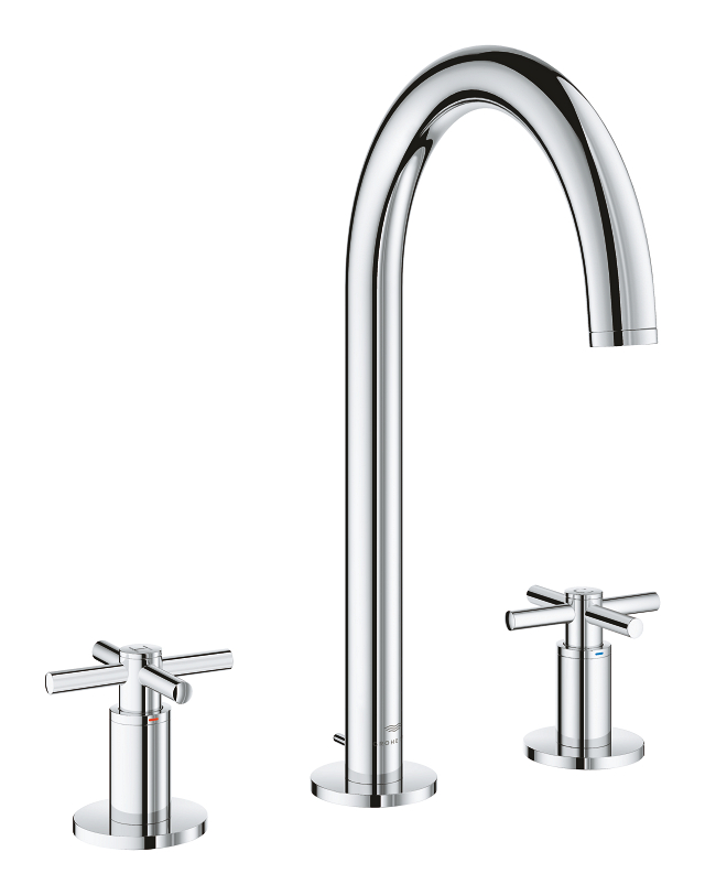 Atrio Three-hole basin mixer 1/2