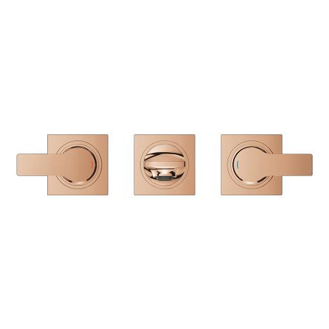 Allure Three-hole basin mixer 1/2″ S-Size