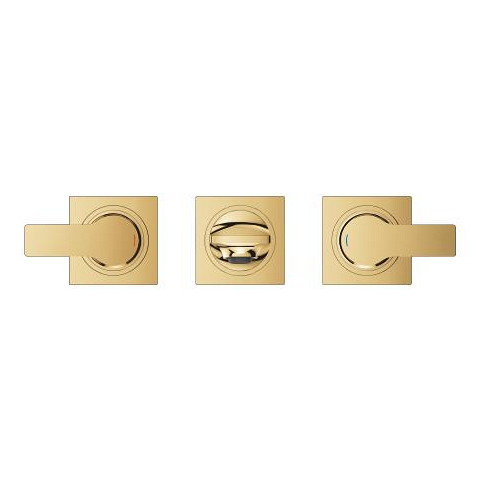Allure 3-Loch-Waschtischbatterie, 1/2″