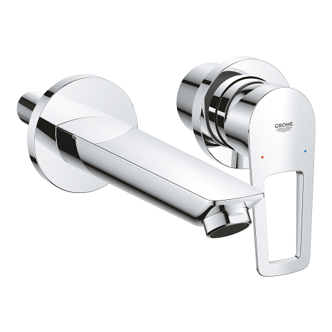 BauLoop 2-hole basin mixer