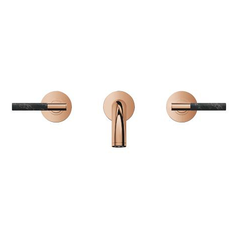 Atrio Private Collection Three-hole basin mixer M-Size