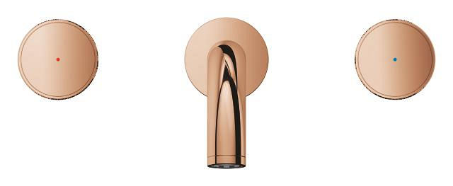 Atrio Private Collection Three-hole basin mixer M-Size