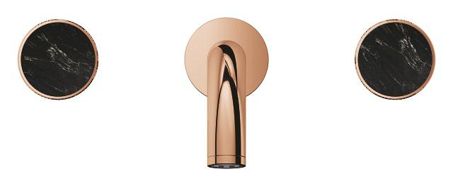 Atrio Private Collection Three-hole basin mixer M-Size