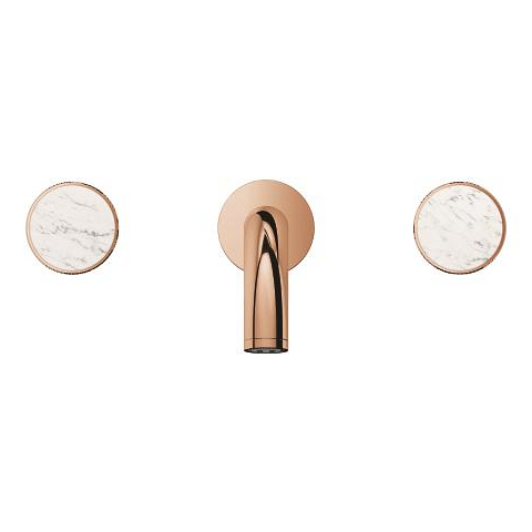 Atrio Private Collection Three-hole basin mixer M-Size