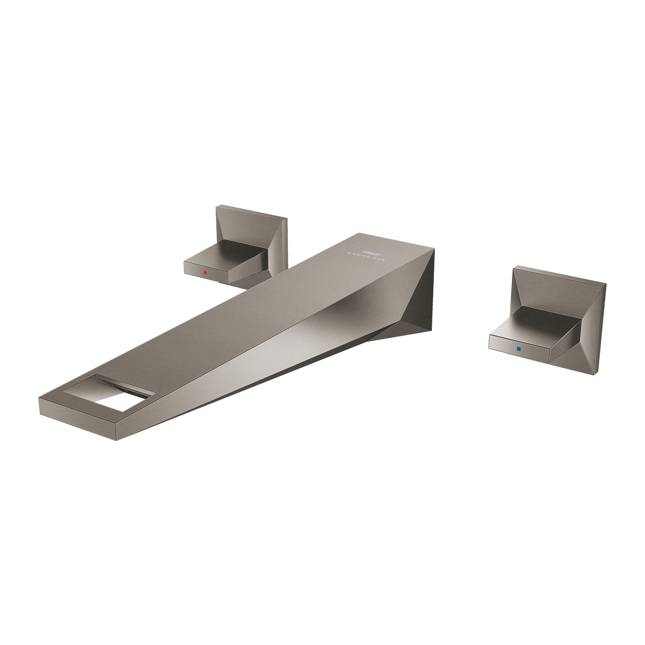 Grohe Geneva Wannenfüllmasse, 3-Loch, ölgeriebene Bronze – Für Badewannen-Armatur, 75 Cm Auslauf