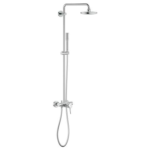 Euphoria Concetto System 180 Shower system with single lever mixer for wall mounting