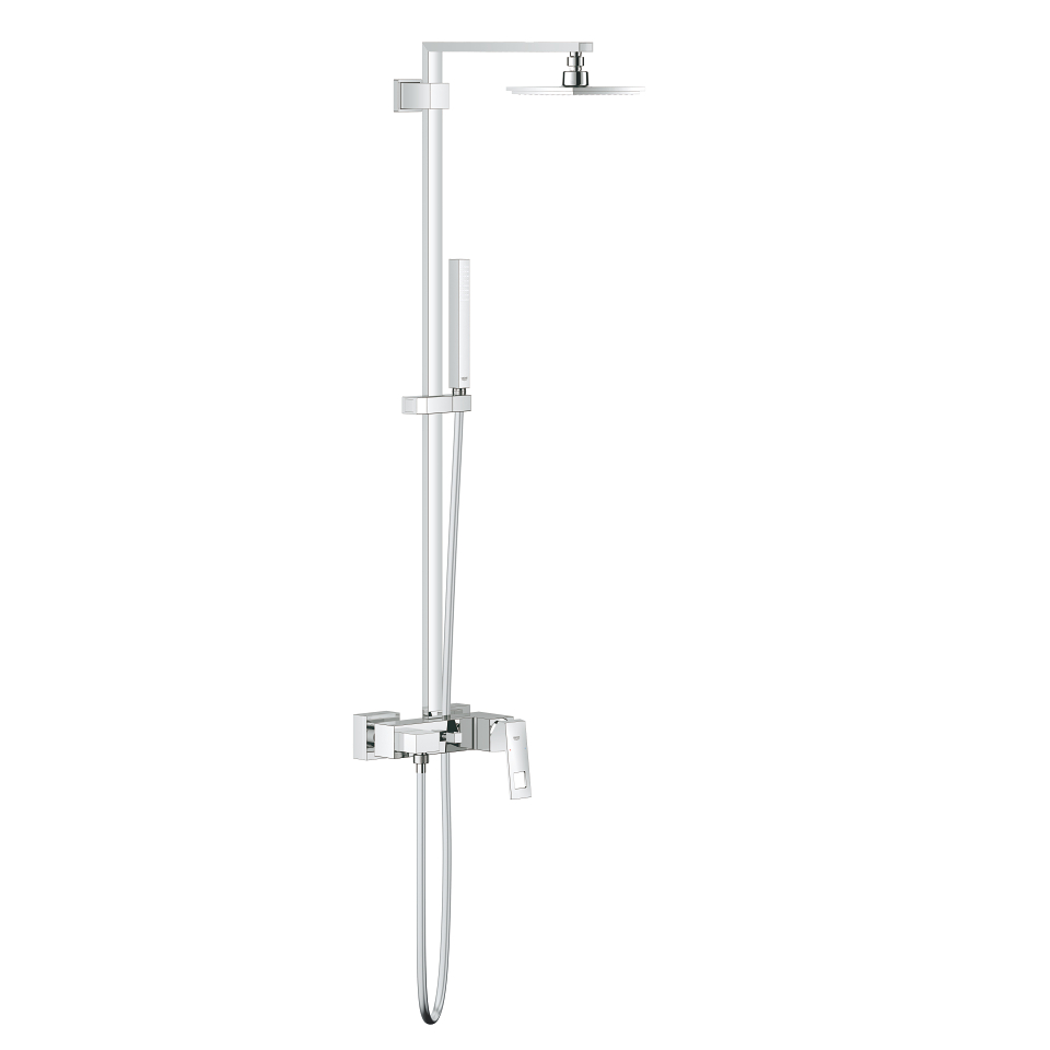 Eurocube System 150 Shower system with single lever mixer for wall