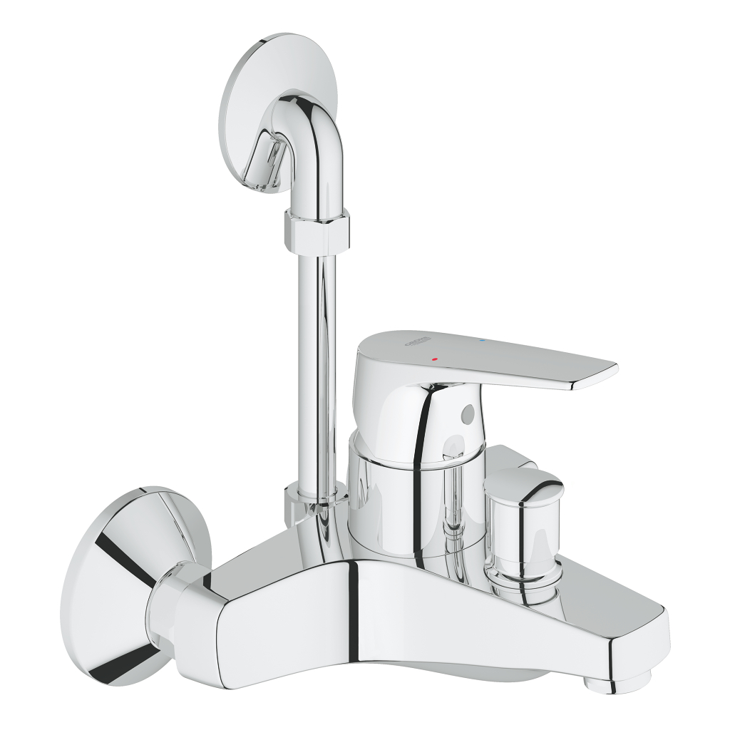 GROHE BauFlow Singlelever bath mixer 1/2″ GROHE