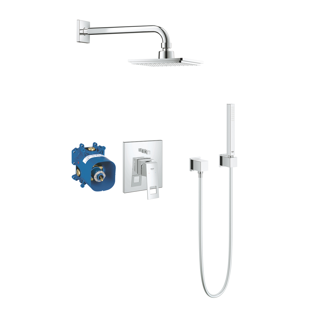Eurocube Perfect shower set with Euphoria Cube 152 | GROHE