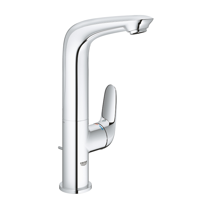 Wave - Basin Tap L-Size with Pop-up Waste Set - Chrome 1