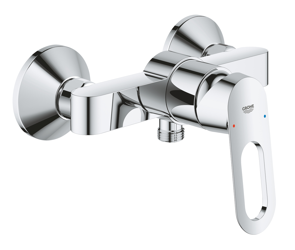 Single-lever shower mixer