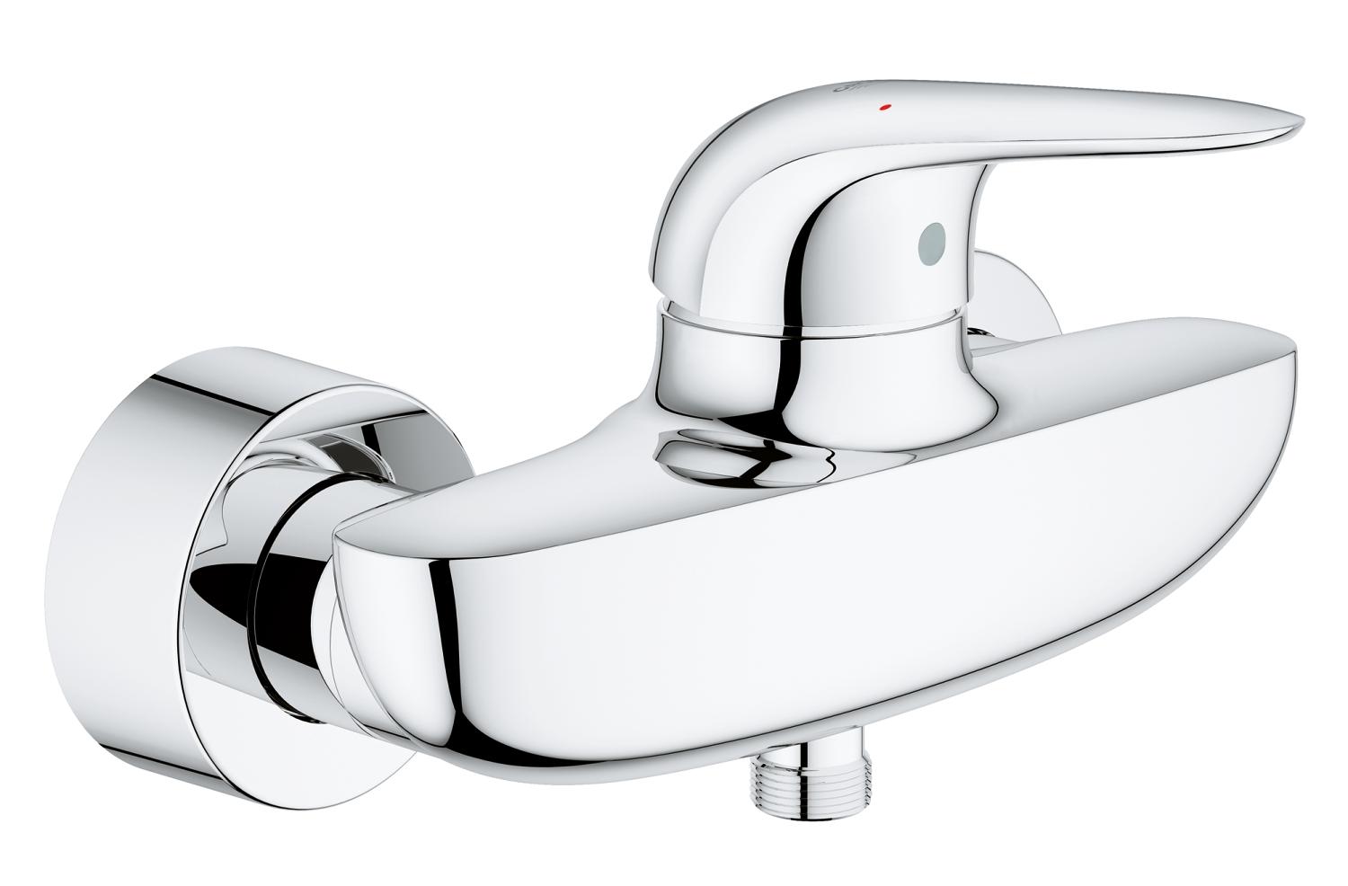Single-lever shower mixer
