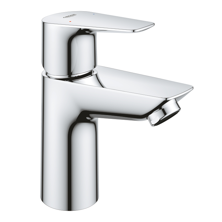 Start Edge - Basin Tap S-Size low flow with Push Open Waste Set - Chrome 1