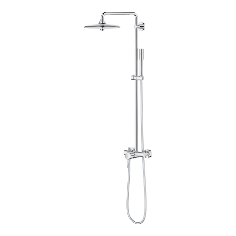 Euphoria System 260 Shower system with single lever mixer for wall mounting