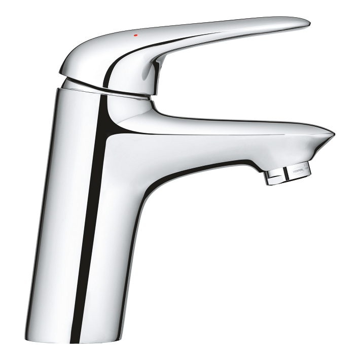 Wave - Basin Tap S-Size with Push-open Waste Set - Energy Saving - Chrome 2