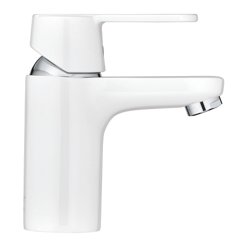 Get - Basin Tap S-Size with Push-open Waste Set - Energy Saving - Matte White 2