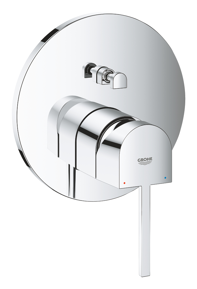 Single-lever mixer with 2-way diverter