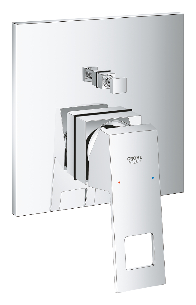 Single-lever mixer with 2-way diverter