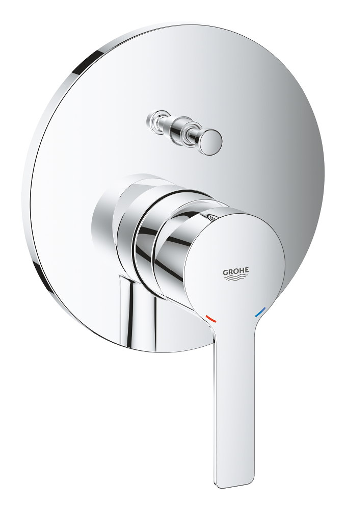 Single-lever mixer with 2-way diverter