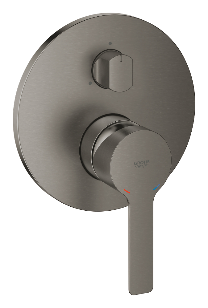 Single-lever mixer with 3-way diverter
