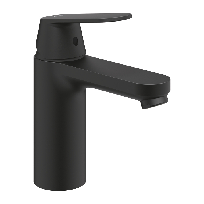 Get - Basin Tap M-Size with Push-open Waste Set - Matte Black 1