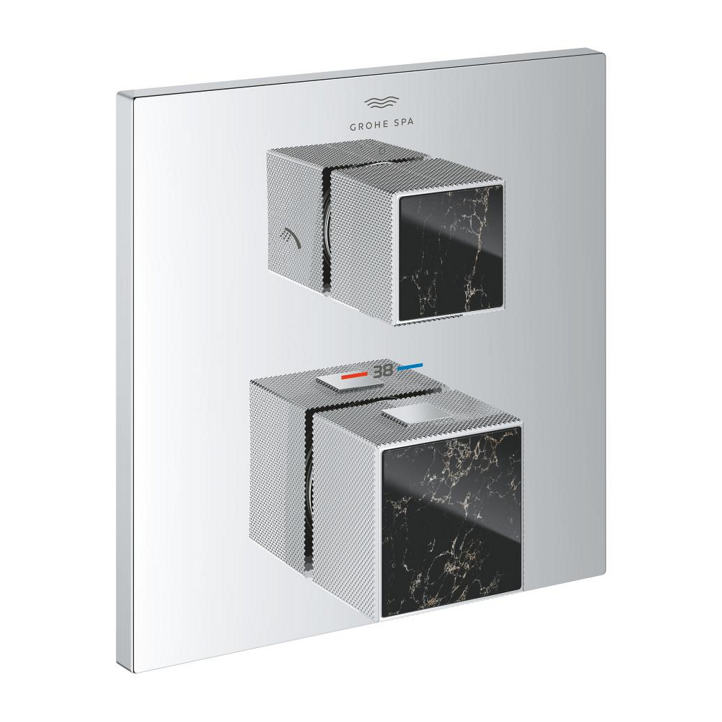 Grohe Allure Brilliant Einhand-Brausebatterie In Chrom – Mit SilkMove Keramikkartusche, QuickFix-System | Für Wandmontage, Ohne Rohbau-Set