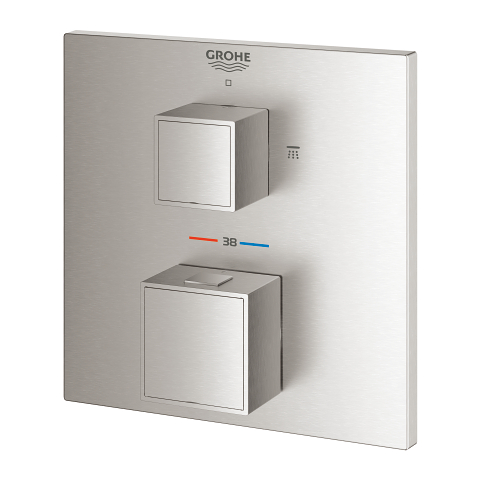 Grohtherm Cube Thermostat mit integrierter 2-Wege-Umstellung für Dusche mit mehr als einer Brause