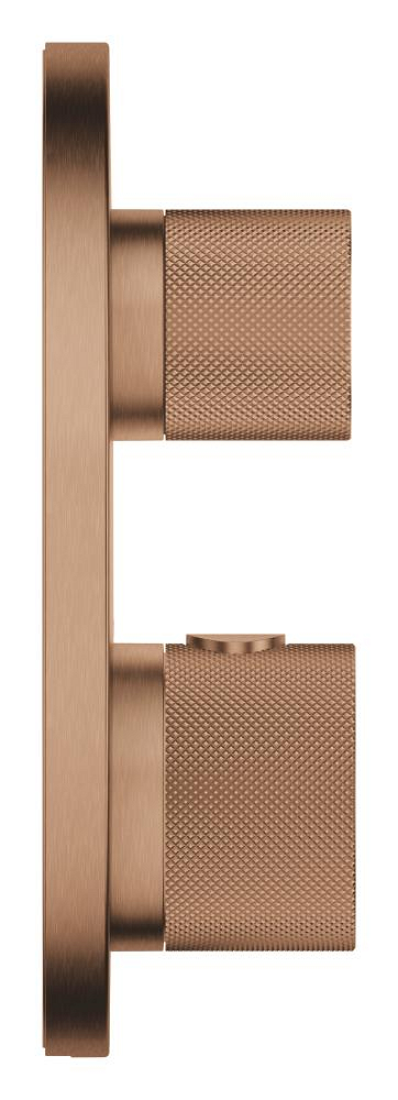 Atrio Private Collection Thermostatic shower mixer for 2 outlets  