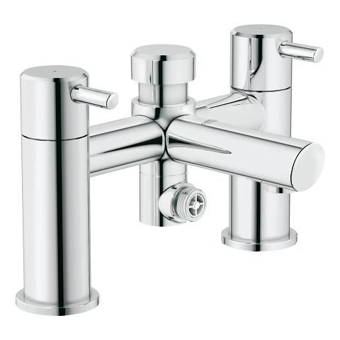 Two-handled bath/shower mixer ½″