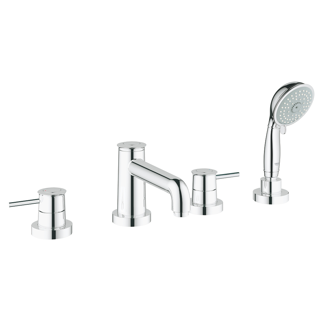 GROHE BauClassic 4hole bath/shower combination GROHE