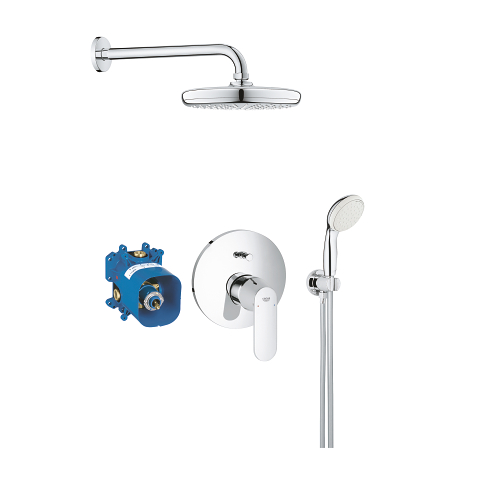 Perfect shower set with Tempesta 210