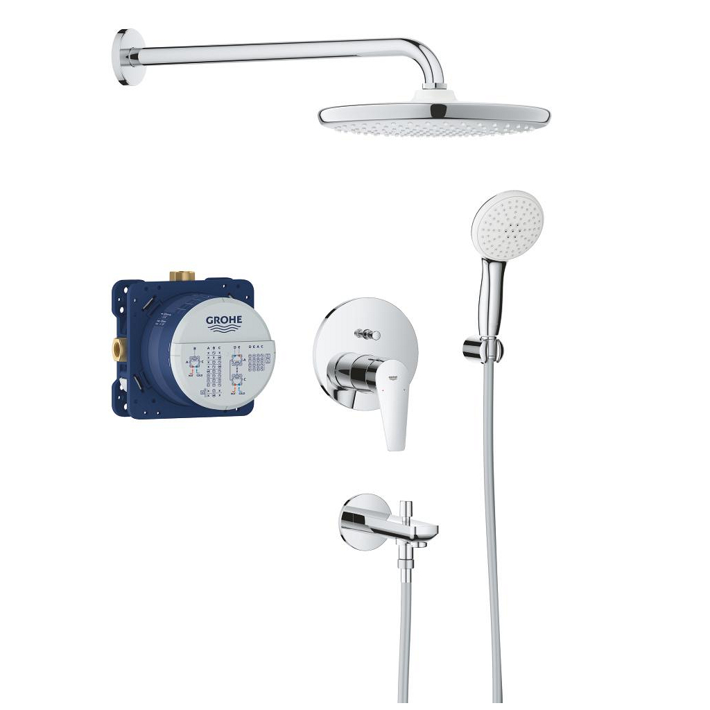 BauEdge Concealed shower system with Tempesta 250 GROHE