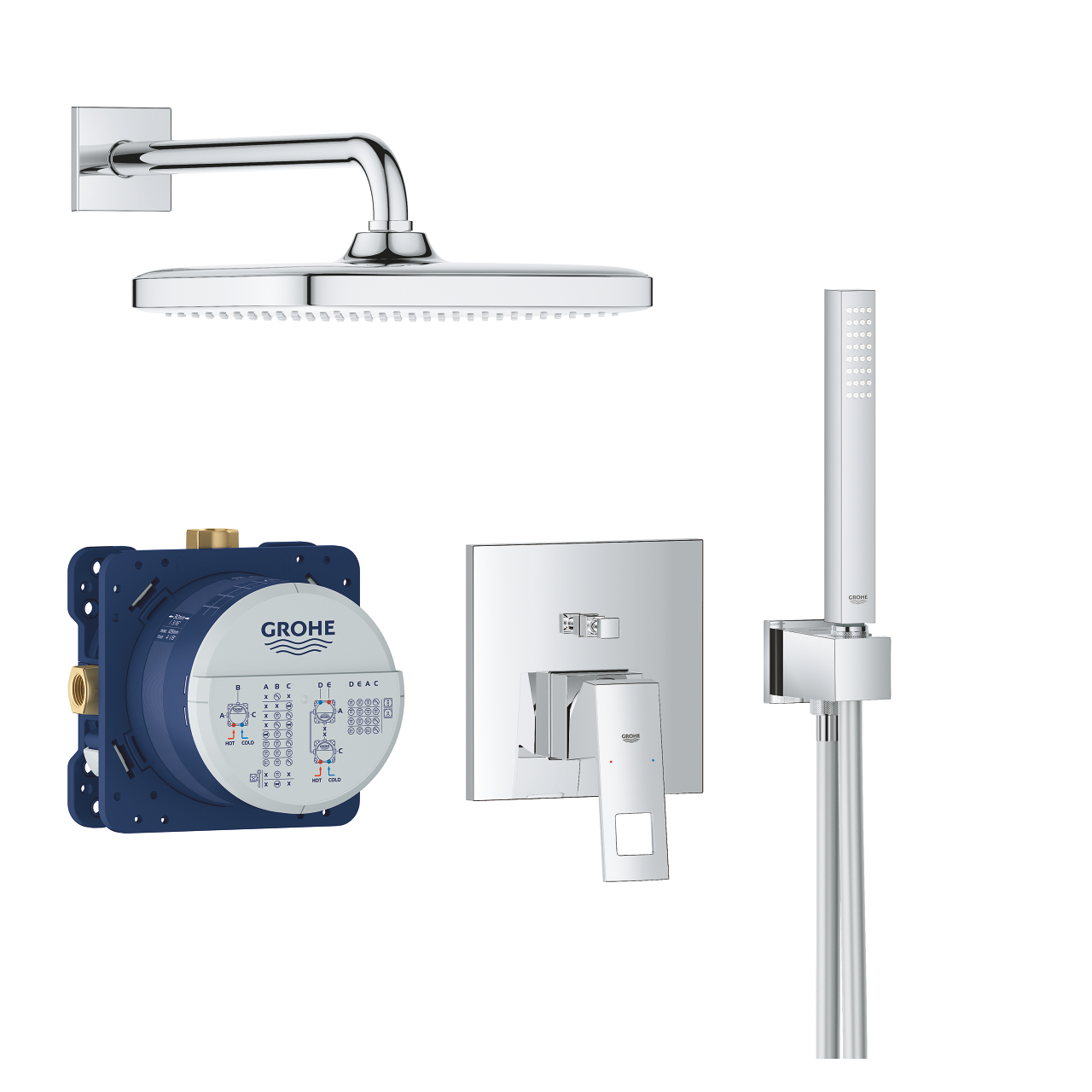 Grohe Eurocube Badarmaturen Günstig Online