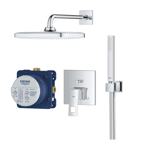 Eurocube Perfect shower set with Tempesta 250 Cube