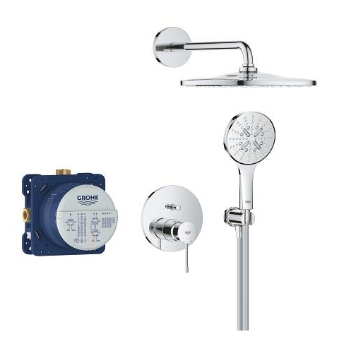 Essence Concealed shower system with Rainshower Mono 310