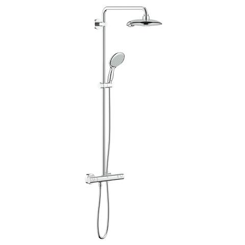 Euphoria Power&Soul System 190 Shower system with thermostat for wall mounting