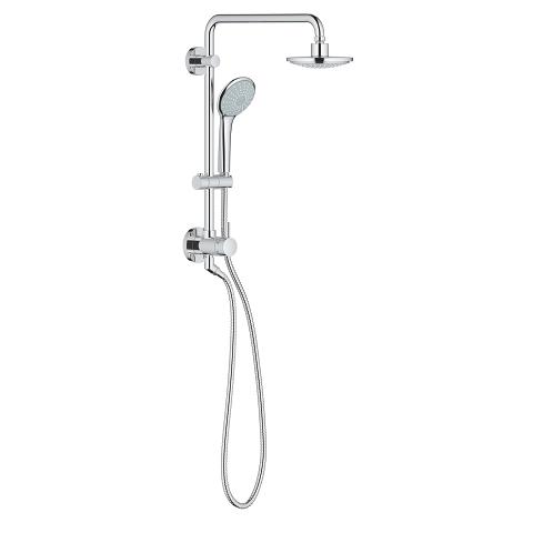 Retro-fit 160 Shower system with diverter for wall mounting