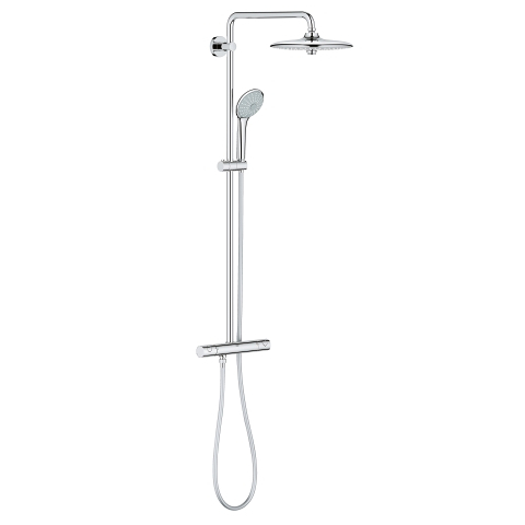 Shower system with thermostat 160 cc for wall mounting