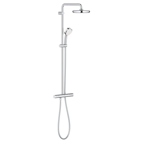 Shower system with thermostat 160 cc for wall mounting